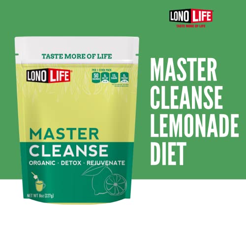 Lonolife - Master Cleanse Lemonade - Detox Lemonade Diet Powder - Organic, Gluten-Free - 8 Oz Bulk Package- 15 Servings #TOP2