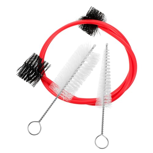 Abaodam 1Set Trombone Care Kit Mouthpiece Brush Valve Brush Tube Cleaning Brush for Trumpet Flute Other Instruments Essential Cleaning Tools for Musicians