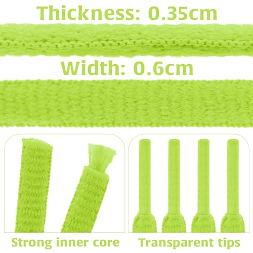 Image of DELELE 2Pair Oval Shoes laces 42 Colors Half Round 1 /4 inchAthletic ShoeLaces for Sport /Running Shoes Shoe Strings