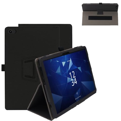 For KYOCERA KC-T308 �P�[�X �yVaele �z10.1�C���` �^�u���b�g �P�[�X 360°�S�ʕی� ��܂�X�^���h�����p���� �y���z���_�[�t�� �㎿PU���U�[ �L�Y�h�~ �y�� �S�ʕی� KYOCERA KC-T308 �^�u���b�g�J�o�[�i