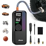 Motuim Cordless Car Tyre Inflator Air Compressor,150PSI Portable Tyre Pump