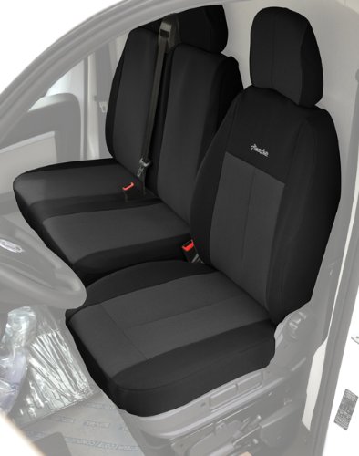 Preisvergleich Produktbild OTOTOP 88048 Hochwertige Sitzbezüge für Lieferwagen, Schwarzfarbig