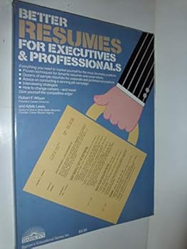 Paperback Resumes for Executives and Professionals Book