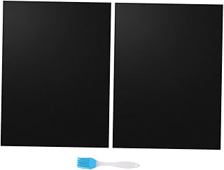 CALLARON 1 Conjunto De Tapete Para Churrasco Grelhador Interior Elétrico Grelhador A Carvão Para Interior Grelhador Elétrico Tapete Para Churrasco Tapete Forro Para Grelhar Folhas Para