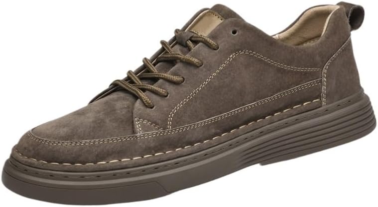 Men's Fashionable Lace-up Casual Sneakers Low-top Soft-Soled Oxford Shoes Men Comfortable Versatile Shoes for Travel Shopping Driving