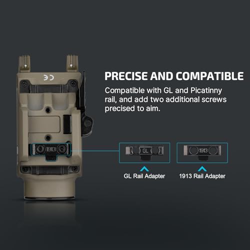 Image of OLIGHT Baldr S 800 Lumens Compact Rail Mount Weaponlight with Green Beam and White LED Combo, Magnetic USB Rechargeable Tactical Flashlight with 1913 or GL Rail, Battery Included (Flat Dark Earth)