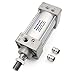 Baomain Pneumatic Air Cylinder SC 50 x 75,PT 1/4, Bore 2 inch(50mm), Stroke 3 inch(75mm),Dual Action 1 Mpa,for Industrial Machinery