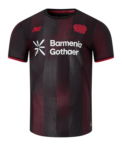 Image of New Balance Bayer 04 Leverkusen Mens Home Football Shirt Trikot 2025-2026 (UK, Alpha, XL, Regular, Regular)
