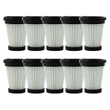 Cordless Vacuum Cleaner HEPA Filter Replacement Parts for Compatible For Moosoo K12 K12 Pro K13 Invictus One X-7 for FOXNOVO 13KPA Vacuum Filter Accessories Pack(10 PACK)