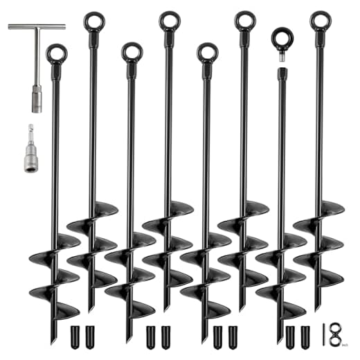 Heavy Duty Ground Anchors for Outdoor Use