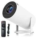 Portable Mini Projector, 4K 1080P Full HD Projector, Support Video Projector, WiFi 5G BT 5.0, Cinema Projector 180° Can Be Rotated, Android 11, Compatible with TV Stick for Kids and Adults.WA5