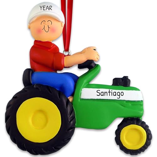 Personalized Tractor Ornaments 2025