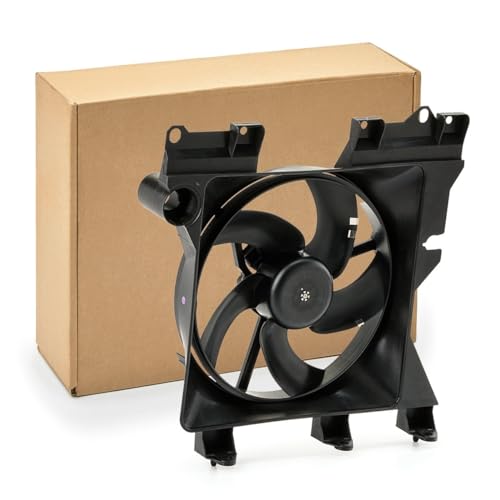 RIDEX 508R0242 Ventilador de motor con bastidor radiador (armazón) Compatible con PEUGEOT Partner I Combispace 5, G