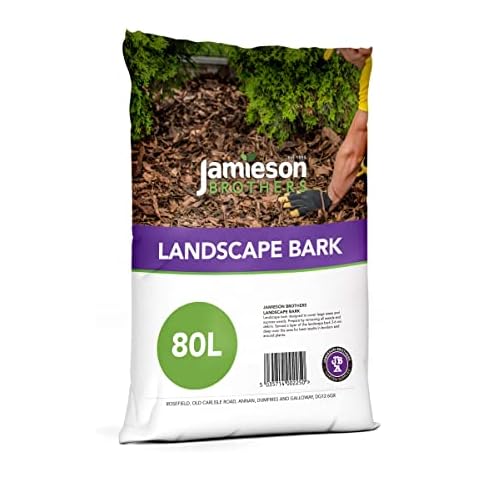 Jamieson Brothers® Landscape Bark 80L bag Suitable For Landscaping Weed Suppression Help Improve Soil Structure Cover