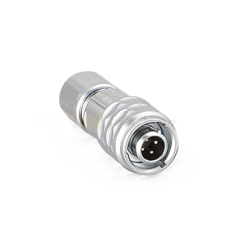 SF6 4 Pin Plug+Socket Waterproof Aviation Circular Quick Back-Mount Push-Pull Metal Industrial