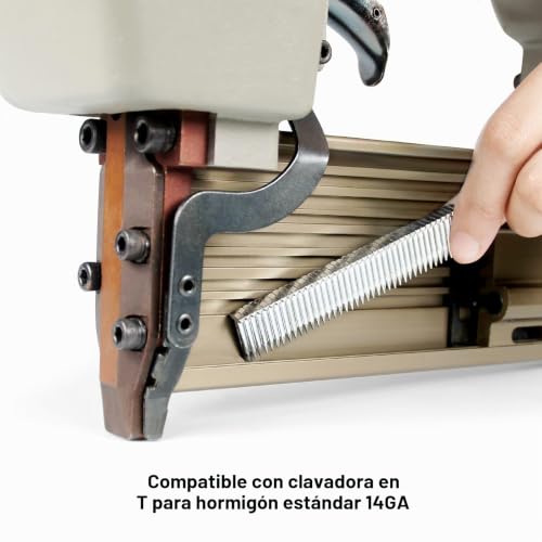 Miniatura 9 de Kimsing St18 Clavos En T Para Hormigón, Calibre 14 18mm De Longitud, 800pcs Caja, Clavos Galvanizados Para Clavadoras En T Para Hormigón