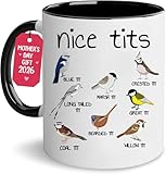 Vivulla68 Mothers Day Gifts for Women Men, Bird Watching Gifts, Nice Tits Coffee Mug 11oz, Nice Tits Cup, Gift For Bird Lovers Women Men, Themed Gift For Woman Man