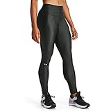 Under Armour womens HeatGear Armour High Waisted Leggings , Baroque Green (310)/Metallic Silver , X-Small