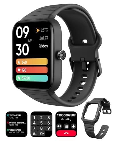 SKG 1.8" Fitness Tracker Watch Women 2 Bands, Alexa