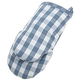 Cabilock Manoplas para Horno con Aislamiento Térmico Decorativas de Algodón a Cuadros Aptas para Mano Izquierda o Derecha Aptas para Horno Fáciles de Guardar