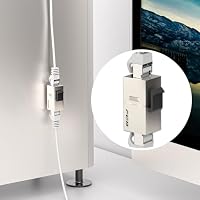 FGB Cat7 Keystone Modul RJ45 geschirmt Kupplung Buchse, 5 Stück, Silber – Ansicht 7