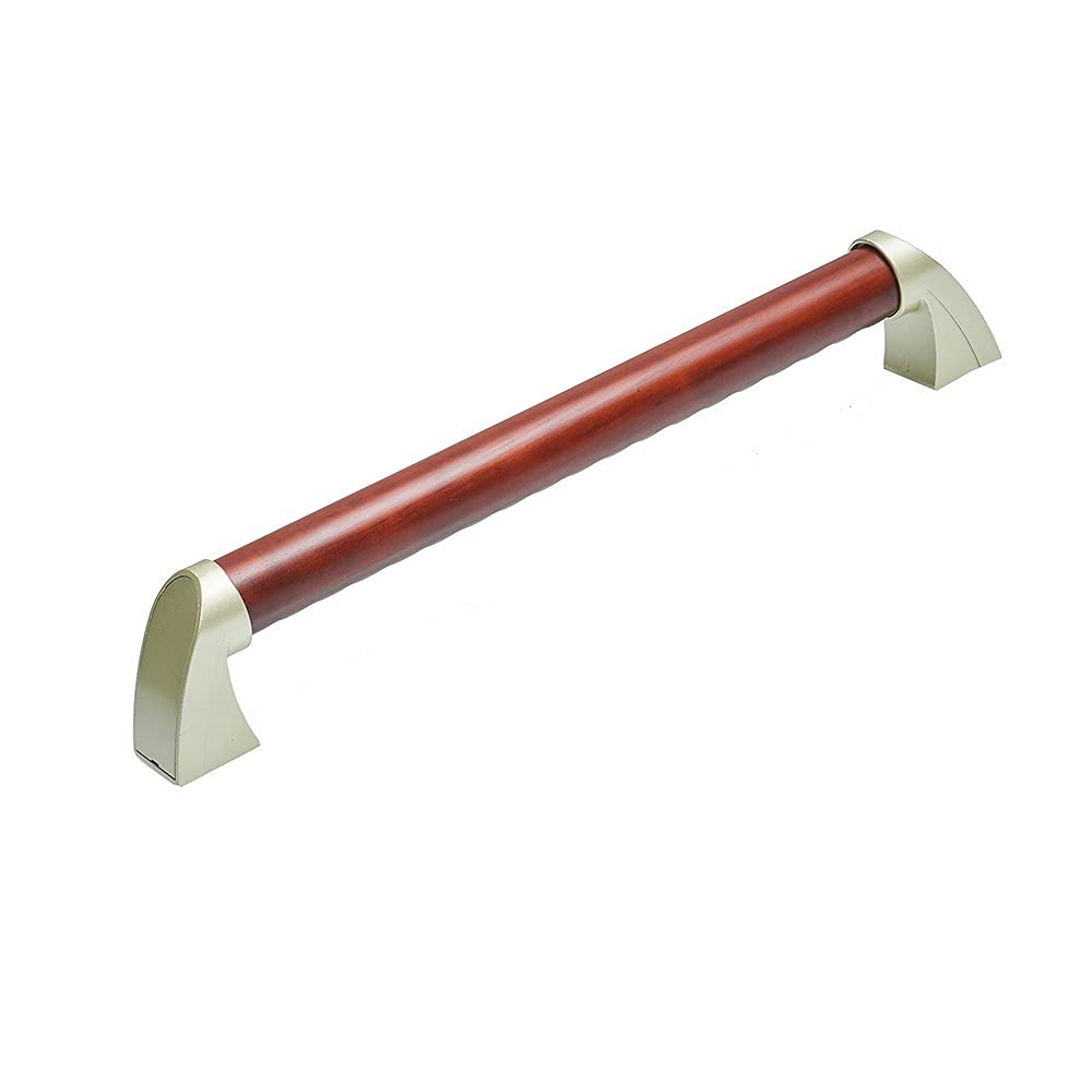 - Corrimano, bracciolo di sicurezza, maniglie in legno per vasca da bagno e doccia, antiscivolo, impermeabile, per bagno/toilette/scale/barre del corridoio/44 cm