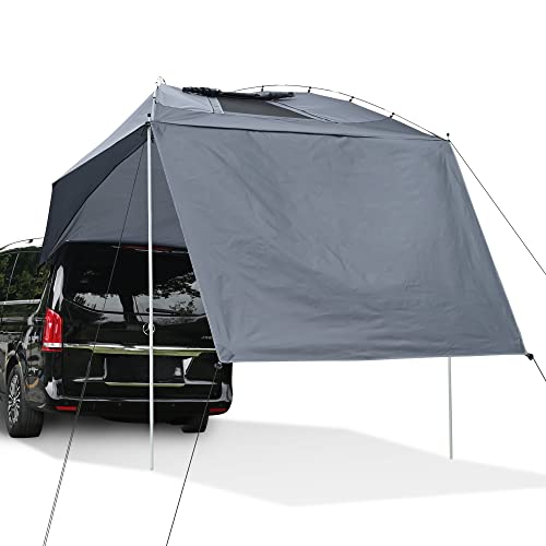 Yescom 8X11X7Ft Waterproof Car Awning Portable Trailer Sun Shelter For Outdoor Camping Suv Truck Van Gray #TOP11