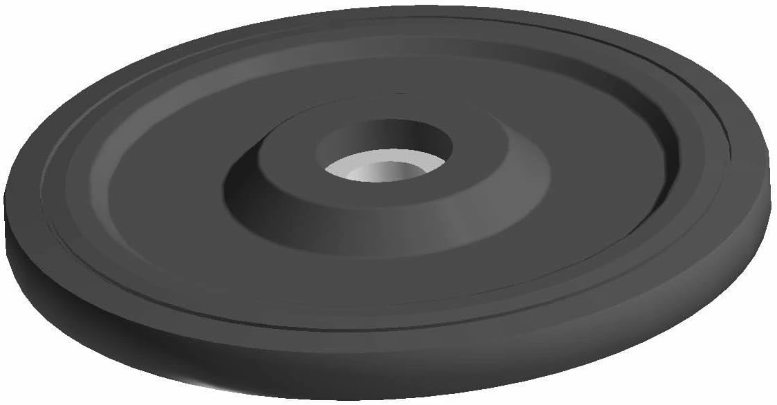 Polaris Snowmobile Assembled Wheel, Gloss Black, Genuine OEM Part 1590388-070, Qty 1