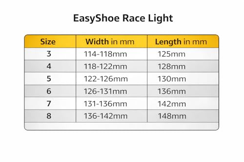 EasyShoe Lampe de course balade nocturne à cheval en sécurité taille 6 - 10