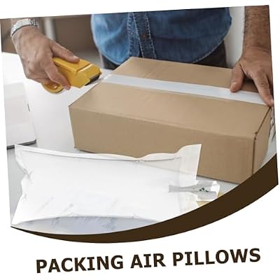 Gadpiparty 1set Inflatable Air Cushion Bags for Packing Air Bags Pump Space-saving Packaging for Safe Transport of Fragile Items Random Colors
