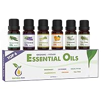 Natura Pur – Ätherische Öle Set BIO - 100% naturrein, vegan - Duftöle für