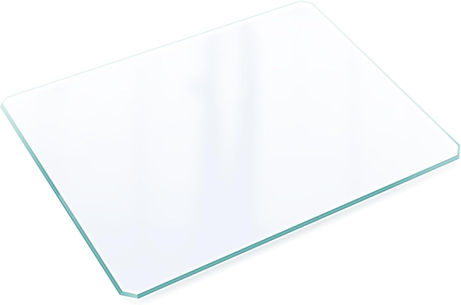 Tempered Glass Shelf - 19.1" L X 14.8" W Load by 44.1 Lbs, Original Glass Shelf of Ryoko Glass Display Cabinet, Replaceable and Addable