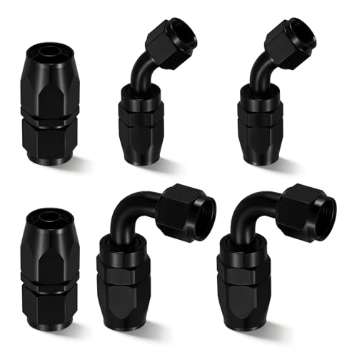 EVIL ENERGY 8AN Hose End Fitting Kit Straight 45 90 Degree Swivel for CPE Braided Hose