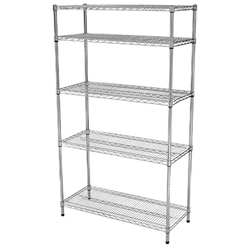 Simple Deluxe Heavy Duty 5-Shelf Shelving Unit, 35