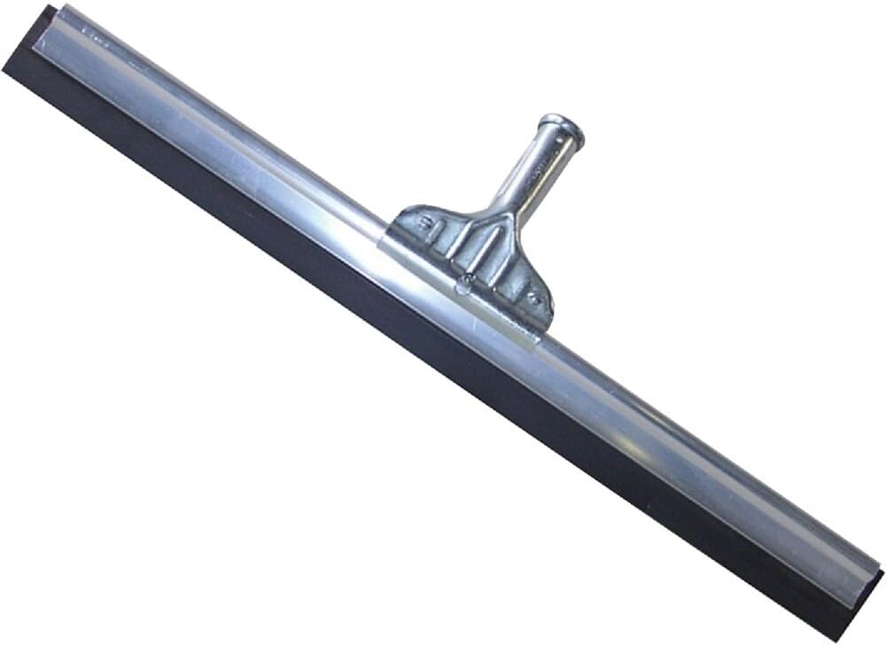 Ettore 55018 Aluminum Straight Heavy Duty Floor Squeegee, 18-inch
