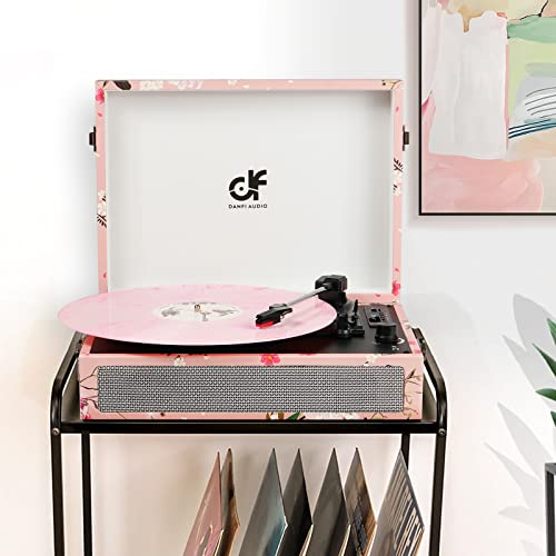 image for DANFI AUDIO DF Vinyl Record Player Bluetooth with Built-in Speakers, V