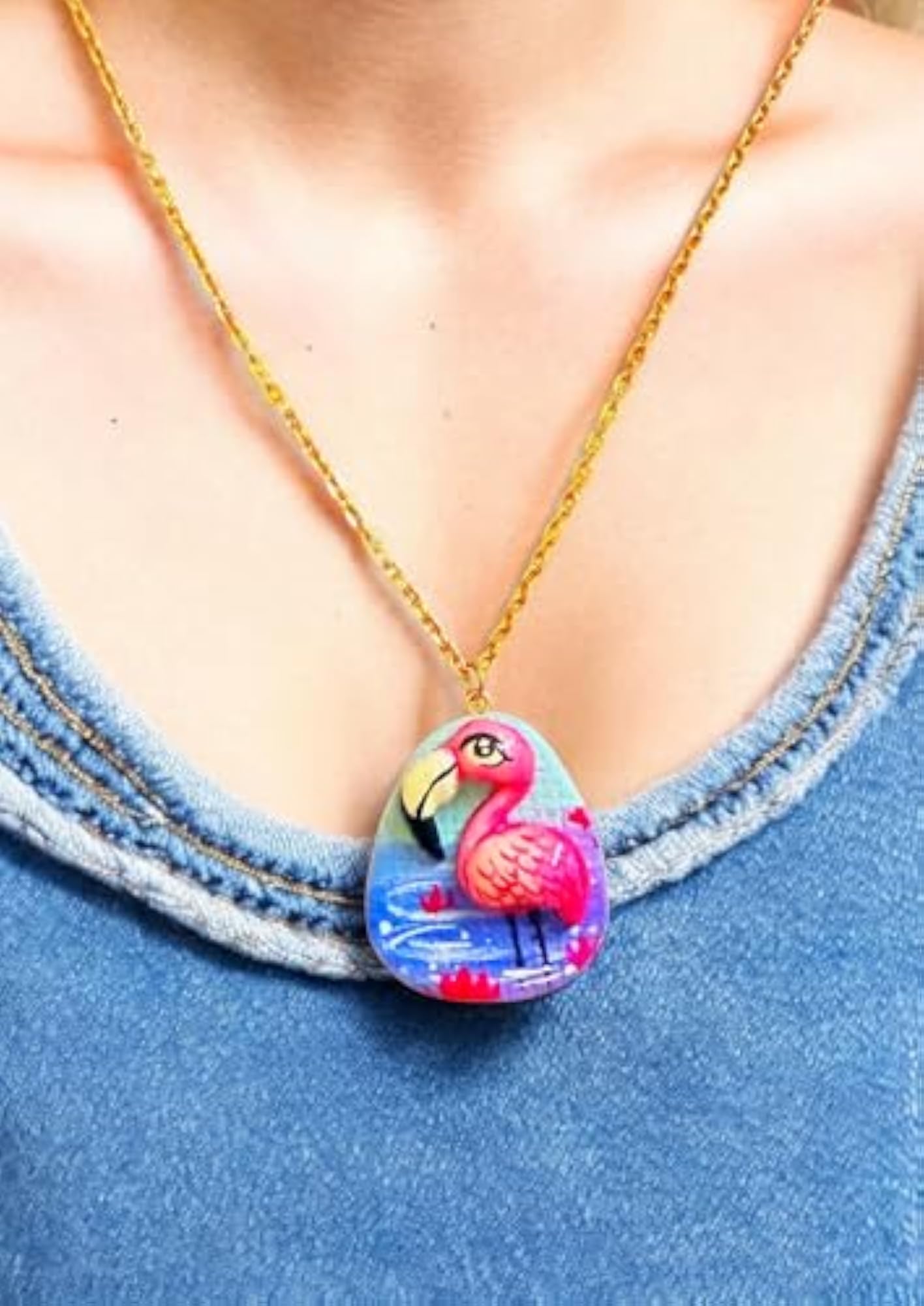 Bird Design Pendant Necklace for Girls