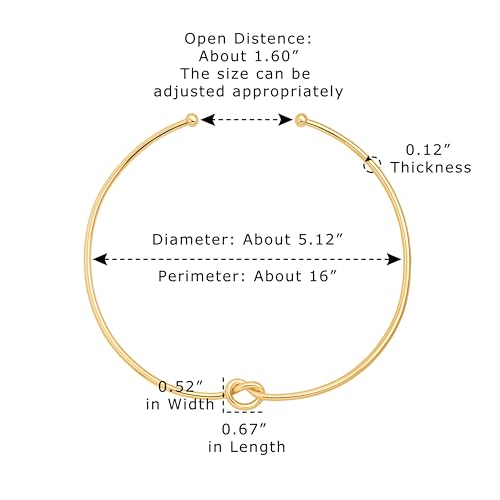 Aobei Pearl 18K Gold Cuff Choker Necklace for Women Chunky Wire Chain Collar Jewelry4