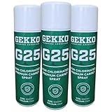 Gekko Carpet Fabric Spray Adhesive 3x500ml | Non-Chlorinated, Low Odour, Fast Drying Clear Contact Adhesive For Carpets Fabric | Heavy Duty Spray Glue