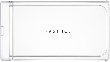 DEXURIES Glossy Crystal Clear Freezer Door ICE Cooling for Whirlpool Direct Cool Single Door Fridge/Refrigerator (Round Lock) Match Size & Shape (Whirlpool Gen-Y Fast Cool)