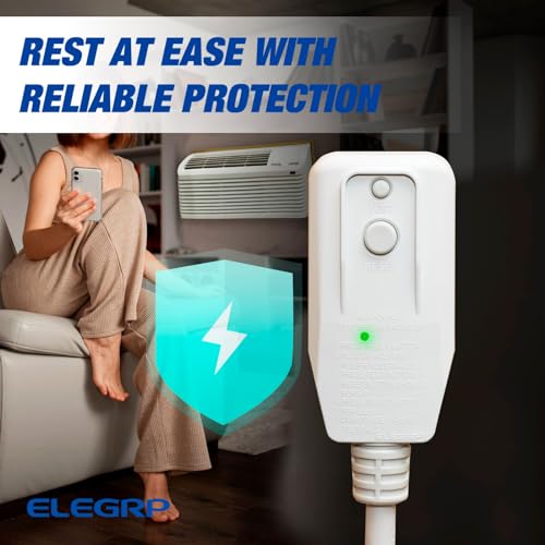 ELEGRP L22630 L15630 25Amp 12AWG 240VAC 6000W NEMA 6-30P LCDI Power Cord Plug for A/C Air Conditioner, E250451 UL Certified, 60Hz 7.5FT Leakage Current Detection Interrupter Replacement (1 Pack) by ELEGRP - Used condition - Image 6