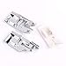 Pack of Stitch in Ditch Foot and 1/4''(Quarter Inch) Quilting Patchwork Sewing Machine Presser Foot with Edge Guide for All Low Shank Snap-On Singer, Brother, Babylock, Euro-Pro, Janome