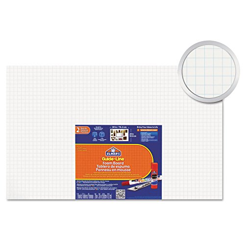 Guide-Line Foam Boards, 20 X 30", White, 2-Count (905100)