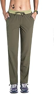 Nonwe Women's Outdoor Quick Dry Hiking Climbing Pants with a Leg Hem Cinch