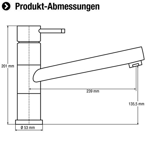 CORNAT ZELE5 3046 ZELINA SLM for Sink-Unit sta-st, Stainless Steel Look - Image 2