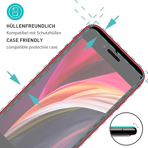Smartect Panzerglas für iPhone SE (2 Stück, Matt)