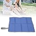 Thickened Outdoor Folding Cushion, Water, Multifunction with 6 Major Features, Comfortable and Portable, Suitable for Picnic, Traveling, Camping (Blue)