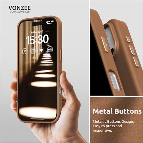 Image of Elzzi Compatible with iPhone 17 Pro Case (6.3 Inch), Hybrid Transparent TPU + Polycarbonate Back Cover, Anti-Yellow Shockproof Protective Case, Scratch Resistant, Raised Camera Protection, Orange