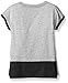 adidas Toddler Girls' Short Sleeve Graphic Tee Shirts, Gray/Pink, 2T