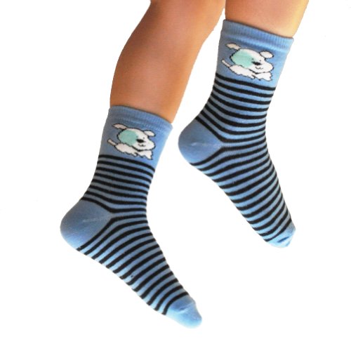 Angelina Meias infantis para meninos e meninas (12 pares), 12-pairs Boy Assortment, Small (1-3 years